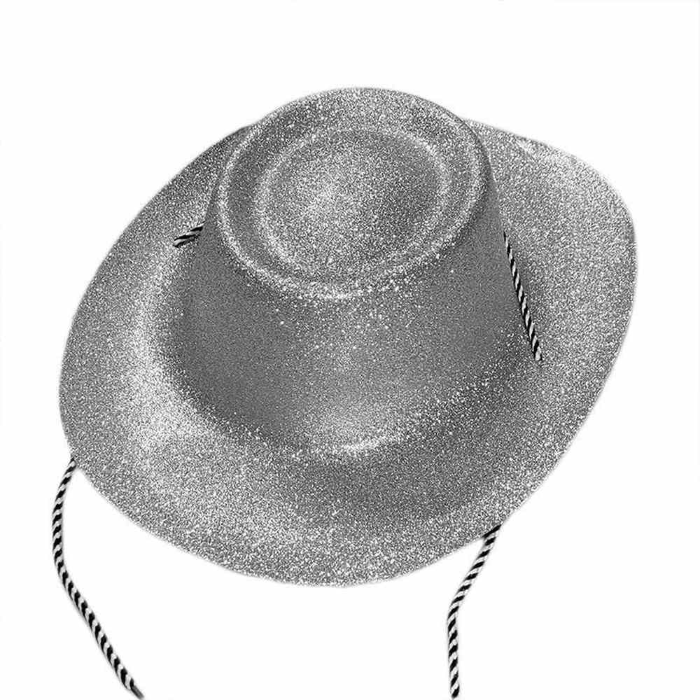 Zac's Alter Ego - Glitter Cowboy Hat Chapeau - Couleur argent